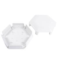 cbhex1-33-wh CAMDENBOSS Enclosure for Raspberry Pi, White
