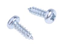 546-5610 RS PRO Bright Zinc Plated Steel Pan Head Self Tapping Screw, N°4 x 3/8in Long 9.5mm Long