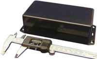 1591dsflbk Hammond 1591 Series Black ABS Enclosure, IP54, Flanged, Black Lid, 150 x 80 x 46mm