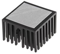 306218 AAVID THERMALLOY Heatsink, Universal Square Alu, 20.3K/W, 27 x 27 x 18mm, Adhesive Foil