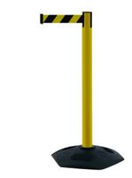 886t-35-d4 Tensator Black & Yellow Plastic, Rubber Retractable Barrier, 3.65m, Yellow/Black Tape