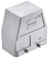 19628100527 HARTING Han EMC Heavy Duty Power Connector Hood, M32 x 1.5 Thread, Side Entry