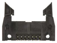 t816114a1r101ceu Amphenol Communications Solutions T816 Series Right Angle Through Hole PCB Header, 14 Contact(s), 2.54 mm Pitch, 2 Row,