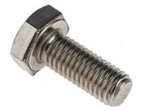 190-355 RS PRO Stainless Steel, Hex Bolt, M10 x 25mm