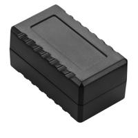 192-0728 RS PRO Black ABS Enclosure, Black Lid, 31.5 x 56.5 x 27.2mm
