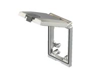 2482320 Rittal SZ Series RAL 7024 Polycarbonate Mounting Frame, 120mm H, 65mm W For Use With Interfaces And Sockets