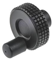 34398-c9 Elesa Black Technopolymer Hand Wheel, 40mm diameter