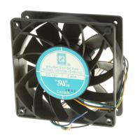 703-3460 RS PRO Axial Fan, 12 V dc, DC Operation, 383.9m³/h, 43.2W, 3.6A Max, 120 x 120 x 38mm