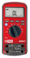296-647 RS PRO Digital, LCD Digital Multimeter, True RMS, 10A ac Max, 1A dc Max, 1000V ac Max