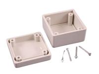 1594asgy Hammond 1594 Series Grey ABS Enclosure, IP54, Grey Lid, 56 x 56 x 40mm