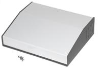 515-0930 Hammond 515 Series Grey Aluminium, Steel Desktop Enclosure, Sloped Front, 193 x 159 x 58mm