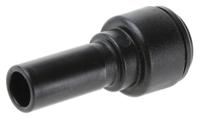 pm061008e John Guest PM Series Reducer Nipple, Push In 10 mm to Push In 8 mm, Tube-to-Tube Connection Style
