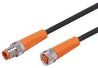 evc309 ifm electronic Male 3 way M8 to 3 way M8 Sensor Actuator Cable, 5 m