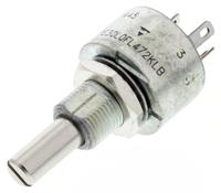 pe30l0fl472klb Vishay PE30 4.7kΩ Rotary Potentiometer 1-Gang Panel Mount, PE30L0FL472KLB