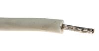 391445-wh005 Alpha Wire Hook-up Wire Silicone Series White 2.1 mm² Hook Up Wire, 14 AWG, 41/0.25 mm, 30m, Silicone Rubber