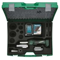 ls50lflex Greenlee Punch and Die Tool With Various Contents, 138 x 138 (Special Shape Punch) mm, 150/63 (Round Punch) mm,