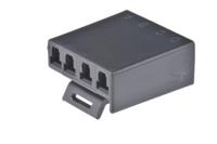 12052856 Delphi, Metri-Pack 280 Automotive Connector Socket Black Cable Mount 4 Way, Crimp Termination