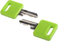827-4397 RS PRO Key Brass Padlock, 6mm Shackle, 43mm Body