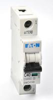 emch140 Eaton MEMShield EMCH MCB Mini Circuit Breaker 1P, 40 A, 10 kA, Curve C