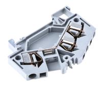 281-631 WAGO  281 Series Grey, 4mm², Single-Level, Cage Clamp Termination