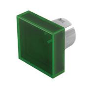61-93515 Indicator Lens Flat Style, Green, 20mm Long
