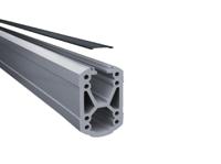 6212150 Rittal CP Series Aluminium Support Section, 75mm W, 120mm H, 500mm L For Use With CP 120