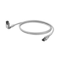 1248280030 WeidmullerIE, 3m Cat6, Grey RJ45 to Male RJ45 Male, S/FTP Shielded, Terminated LSZH Sheath