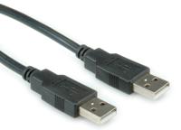 11028930-100 Roline USB 2.0, Male USB A to Male USB A, 3m