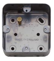 cla3091 Contactum Grey Back Box, BS, 1 Gangs