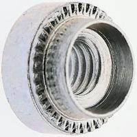 505-319 Hank Zinc plated & clear Passivated Steel Rivet Bush, M2