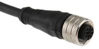 1200651782 Brad from Molex Female 4 way M12 to Unterminated 4 way Free End Sensor Actuator Cable, 10 m