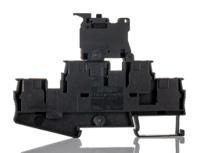 3211886 Phoenix Contact Non-Fused Terminal Block, 4 Way/Pole, 24 → 10 AWG DIN Rail, 500 V