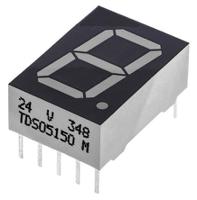 tdso5150 TDSO5150 Vishay 7-Segment LED Display, CA Red-Orange 5 mcd RH DP 13mm
