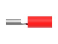 9-160483-1 TE Connectivity, PIDG Receptacle Crimp Quick Disconnect Terminal, Red, Insulated, Tin 0.3 → 1.5 mm²