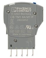 2800852 Phoenix Contact TRABTECH Thermal Circuit Breaker - CB TM1 6A M1 P  Single Pole, 6A Current Rating