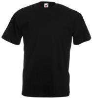 sc221cl KARIBAN Black 100% Cotton Short Sleeve T-Shirt, UK- L, EUR- L