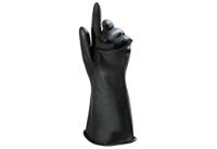 34651000 Mapa Butoflex 651 Black Butyl Work Gloves, Size 10