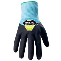 6068308 Hexarmor 3023 Black, Blue High Performance Polyethylene, Polyester Work Gloves, Nitrile Foam Coating