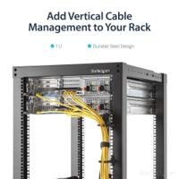cmhook1un StarTech.com CMHO Series Cable Management D-Ring Hook for Use with Rack Mounting, 1 Piece(s), 4.0 x 1.8 x 1.8in