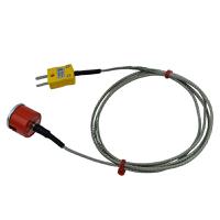 268-4400 RS PRO Type K Button Magnet Thermocouple 1m Length, 19.1mm Diameter, -50°C → +250°C