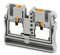 3249005 Phoenix Contact  Grey, 2-Level, Push In Termination