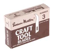 1243 Swann-Morton Carbon Steel Curved Scalpel Blade, 50 per Package