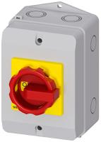 3ld2164-0tb53 Siemens 3P Pole Isolator Switch - 25A Maximum Current, 9.5kW Power Rating, IP65