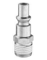 arp-066152p2 PREVOST Treated Steel Male Plug for Pneumatic Quick Connect Coupling, G 3/8 Male Threaded