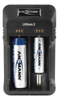 1001-0050 Ansmann Battery Charger For Lithium-Ion, NiMH AA, AAA, 26650, 22650, 18650, 18500, 17670, 16340, 14500 2 Cell with