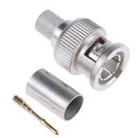 j01002a0056 Telegartner, Plug Cable Mount BNC Connector, 75Ω, Crimp Termination, Straight Body