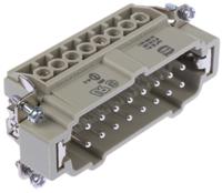 09330162601 HARTING Heavy Duty Power Connector Insert, 16A, Male, Han E Series, 16 Contacts