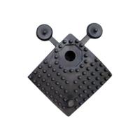 221-7918 RS PRO Black Anti-slip Tile PVC Tile, Holes Finish 60mm x 60mm x 16mm
