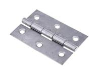 264-6404 RS PRO Steel Butt Hinge with a Fixed Pin, Screw Fixing, 75mm x 49mm x 1.4mm
