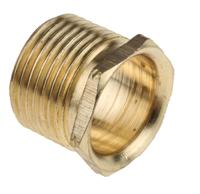608-244 RS PRO M20 Male Bush Cable Conduit Fitting, 20mm nominal size
